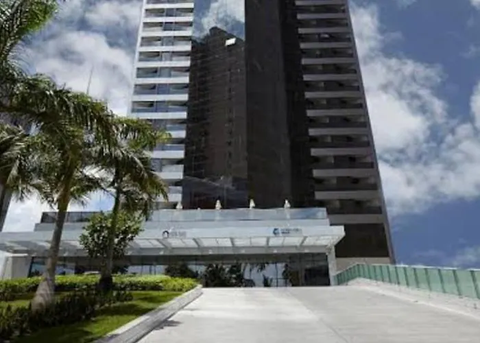 Flat No Beach Class Internacional, A Beira-Mar, Em Boa Viagem, Recife-Pe, Com Portaria E Restaurante 24H - Ideal Para Concursos, Turismo, Visto Americano E Jogos Da Serie A
